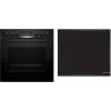 Bosch HEG578BB4 + NVQ645CB6E Set apparecchi da cottura piano cottura a induzione a zone elettrico