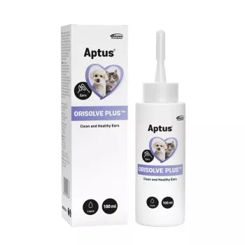 APTUS Orisolve Plus - soluzione detergente per orecchie per cani e gatti – 100 ml