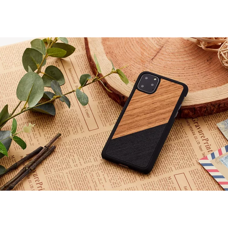 Custodia per smartphone man and wood per iPhone 11 Pro — western nero