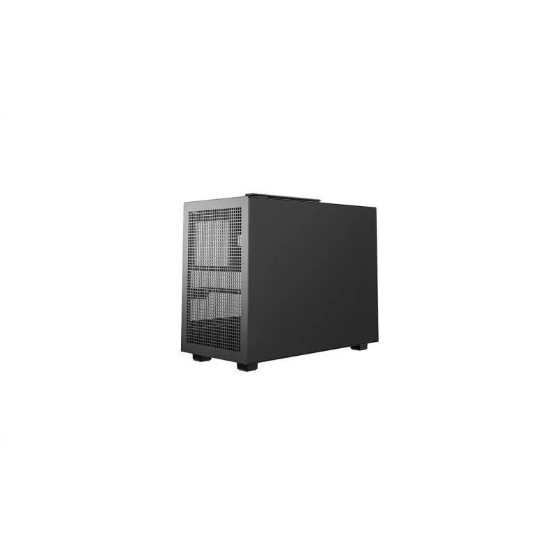 DeepCool CH160 PLUS R-CH160-BKNGM0-G case compatto per computer (SFF), Mini-ITX/Micro-ATX, vetro temperato, nero