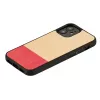 Custodia protettiva Man and Wood per iPhone 12 mini – nero