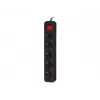 Prolunga elettrica Lanberg PS1-05F-0300-BK 3m 5 prese per interni nero