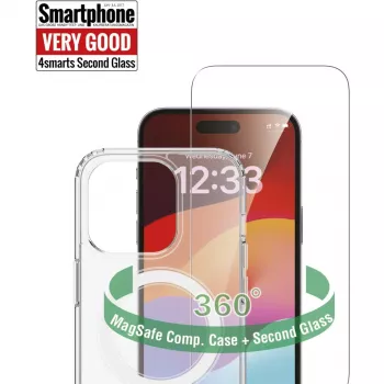 4smarts 540604 - custodia a libro - Apple - iPhone 15 Pro - 15,5 cm (6.1) - trasparente