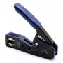 Pinza crimpatrice per connettori pass-through RJ45 (8P8C) cat.5e/cat.6