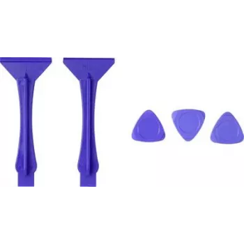 Set di attrezzi per apertura Basetech 1550666 – 5 leve in plastica per lo smontaggio di dispositivi e pannelli