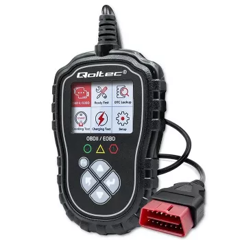 Tester diagnostico OBDII QOLTEC ProLine 50685 — scanner OBD-II per auto per sistemi 8V/25V