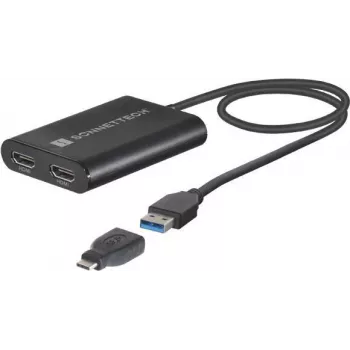 Adattatore grafico USB Sonnet USB3-DHDMI – fino a 3840 x 2160, USB 3.0, nero