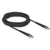 Cavo USB DeLOCK 81126 USB 2.0 3m USB C nero