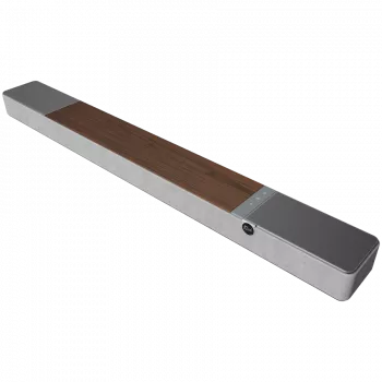 Altoparlante soundbar KLIPSCH 1073541 — 3.1.2 canali, 100 W RMS, subwoofer integrato, grigio/noce