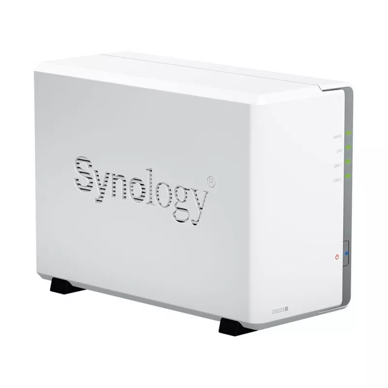 Synology DiskStation DS223J NAS/server di storage desktop Realtek RTD1619B 1 GB DDR4 DiskStation Manager bianco