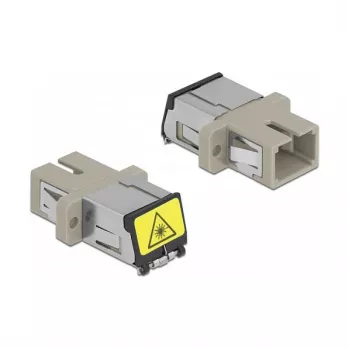 Accoppiatore in fibra ottica DeLOCK 86889 SC simplex femmina su SC simplex femmina multimodale beige