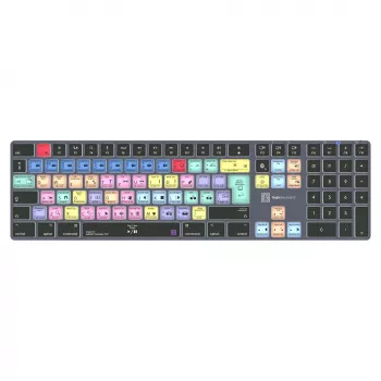 Tastiera LogicKeyboard Titan DE Mac per Adobe Premiere Pro CC — layout tedesco