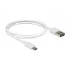 Cavo USB DeLOCK 84807 USB 2.0 1 m USB A Micro-USB B bianco