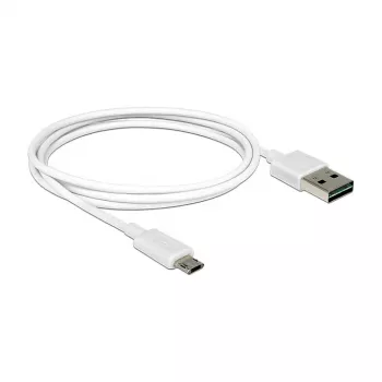 Cavo USB DeLOCK 84807 USB 2.0 1 m USB A Micro-USB B bianco