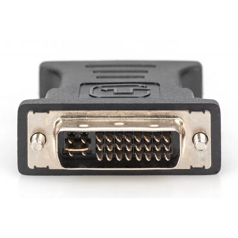 Adattatore DVI Assmann. DVI(24+5) - HD15 M/F. DVI-I Dual-Link. bl (AK-320504-000-S)
