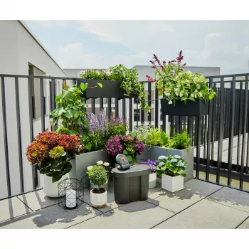 Sistema di irrigazione a goccia Gardena 13366-20 lunghezza tubo 30 m nero