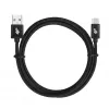 Cavo USB - USB C 3 m a nastro nero