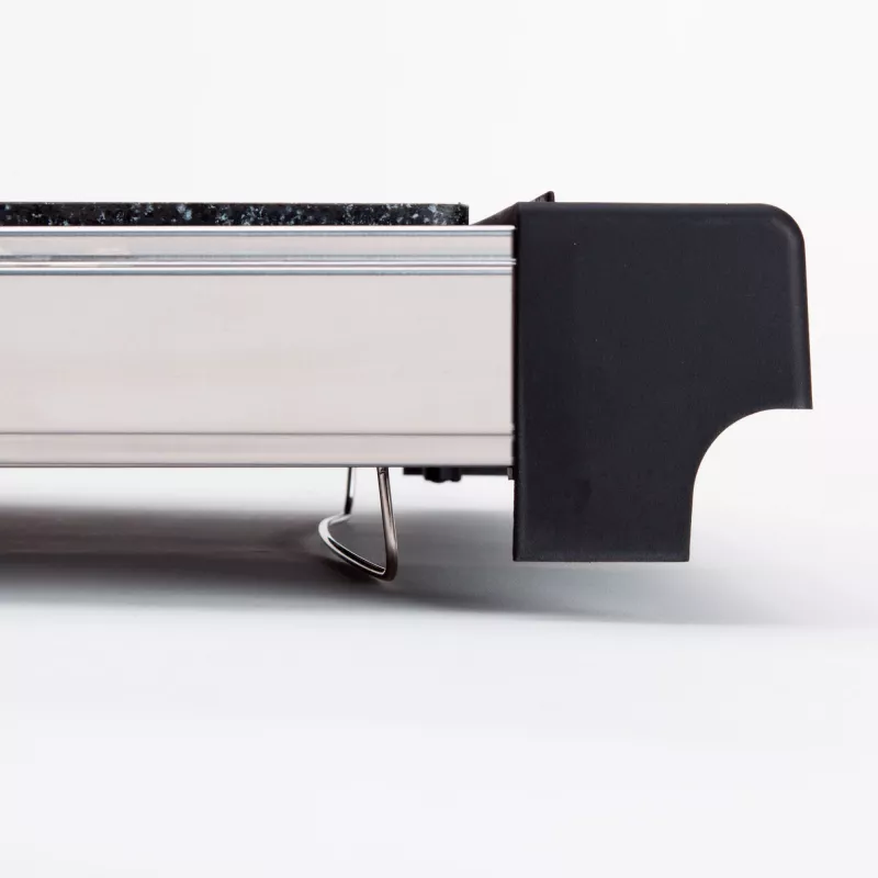 Griglia a contatto Jata JEGR3000 — rettangolare 480×320 mm, 2700 W, comandi touch, nera