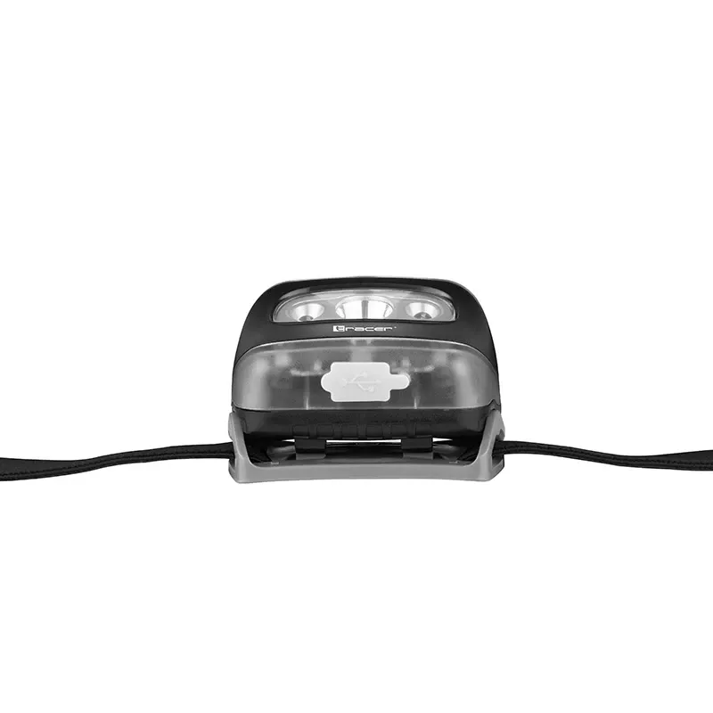 Torcia frontale Tracer TRAOSW47013 LED nera 1200 mAh USB