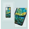 Custodia protettiva iKins per Samsung Galaxy S21+ — notte stellata nero