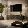 Mobile TV Cama LUCCA 4D 200x40x59 nero