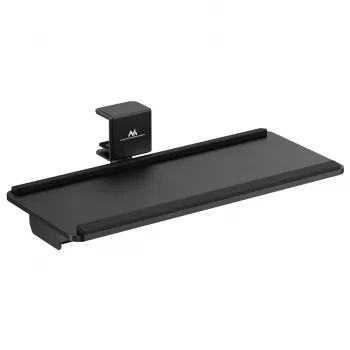 Supporto per tastiera sottoscrivania Maclean, carico max. 5 kg, regolabile in orizzontale e verticale, nero, MC-108 B