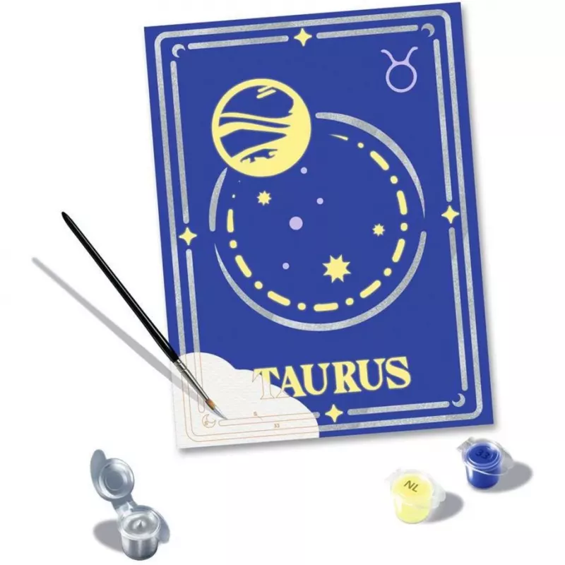 CreArt - segno zodiacale Toro, pittura