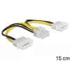 Cavo di alimentazione interno DeLOCK 83410 0,15 m EPS 8 poli Molex 3 poli