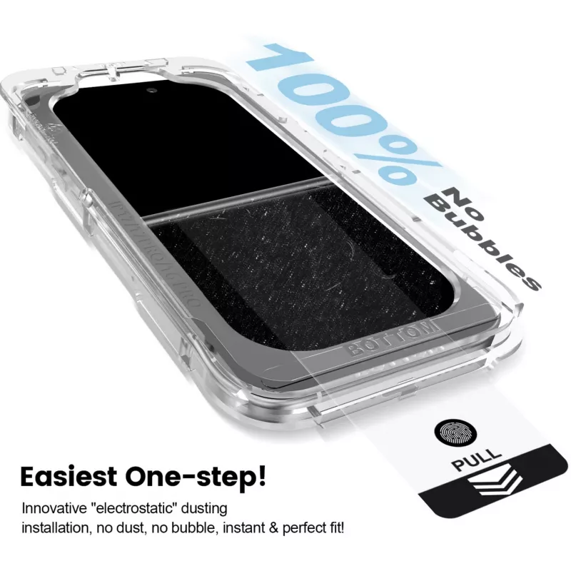 NEVOGLASS, pellicola protettiva per display trasparente, iPhone 17 Air, con Easy App