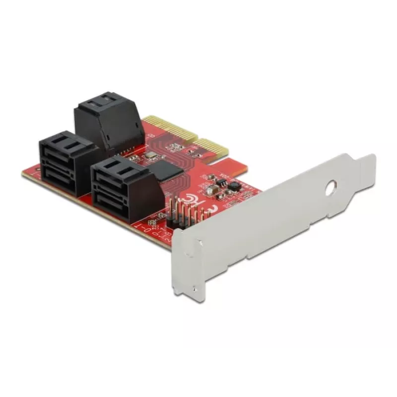 Scheda SATA PCI Express x4 DeLOCK 6 porte formato Low Profile