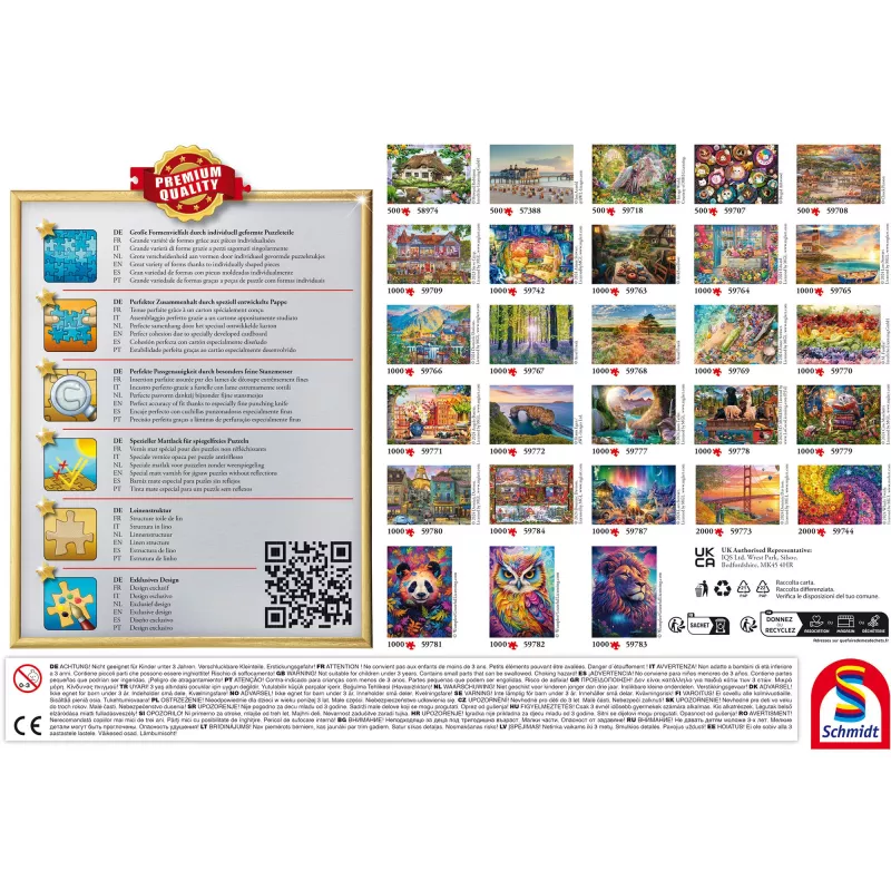 Leuchtturm am Felsen, puzzle 500 pezzi