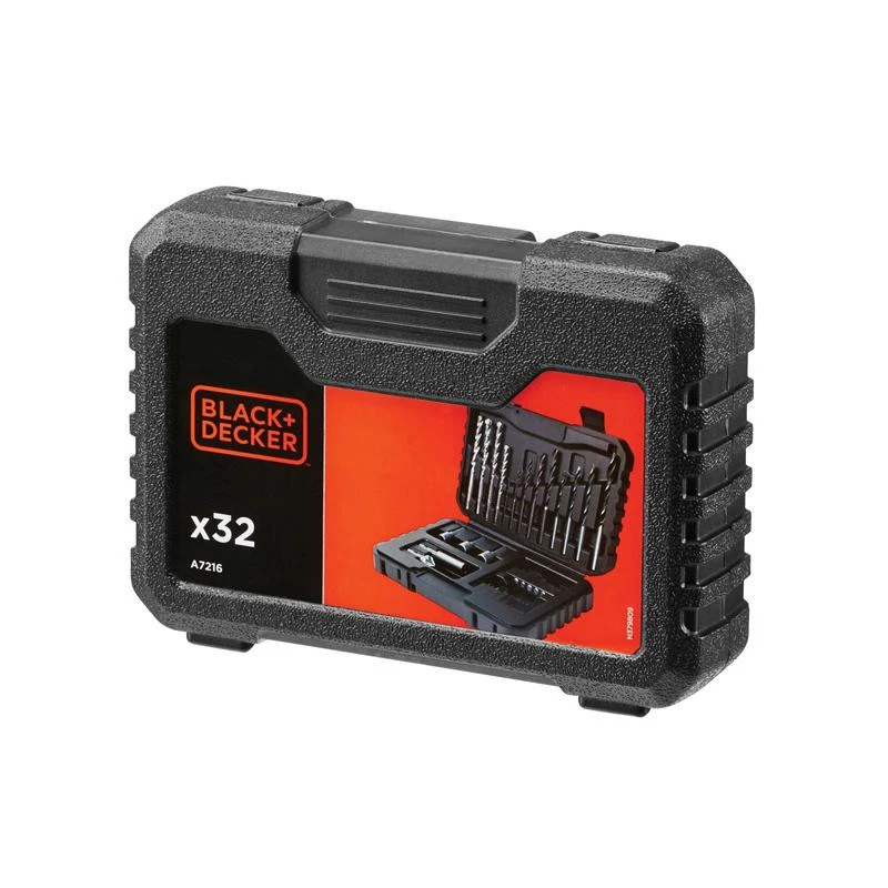 BLACK & DECKER | set da 32 pezzi per forare e avvitare | A7216-XJ