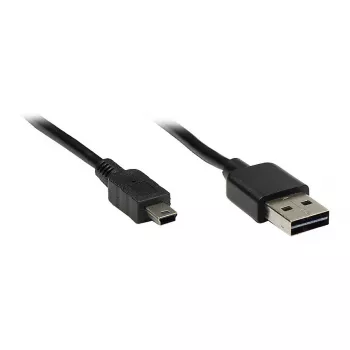 Cavo di collegamento GoodConnections USB 2.0 EASY connettore A maschio su connettore Mini-B maschio, nero, 1 m