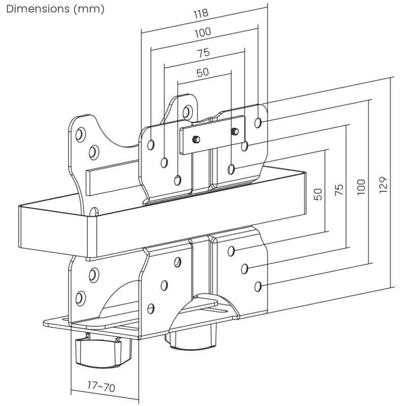 Supporto per mini computer MC-115W