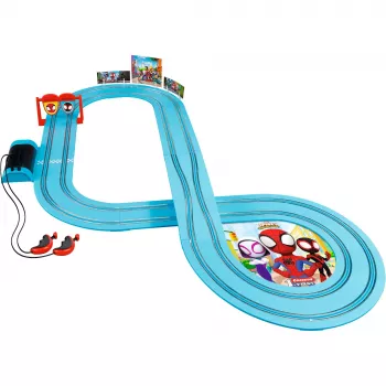 CARRERA set pista 1First Spidey Go! pista slot car 2,9 m di lunghezza