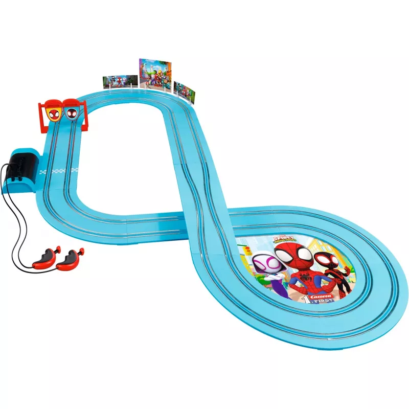 CARRERA set pista 1First Spidey Go! pista slot car 2,9 m di lunghezza