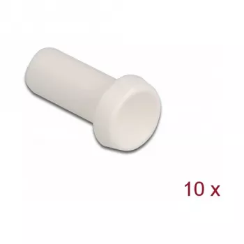 Tappo antipolvere per fibra ottica DeLOCK 86845 10 pz. bianco