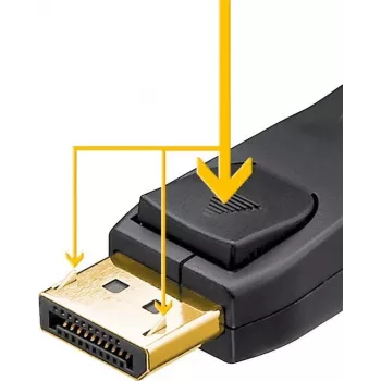 Goobay 64849 Cavo DisplayPort 1 m nero (64849)