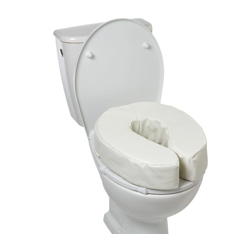 Sedile WC rialzato morbido, 5 cm