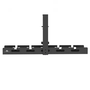 Organizzatore cavi sottotavolo MACLEAN MC-105 B, acciaio, regolabile, adatto per spessori tavolo da 0,5–50 mm, carico max 5 kg, nero
