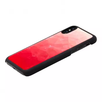 Custodia smartphone iKins per iPhone XS / XS S – pink lake e nero, custodia protettiva