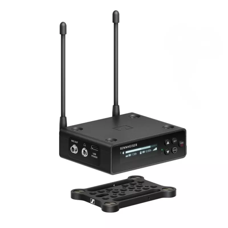 Sennheiser EW-DP ME 2 SET (R4-9) - set per videocamera con trasmettitore miniaturizzato e microfono ME 2 (omnidirezionale), 552-608 MHz