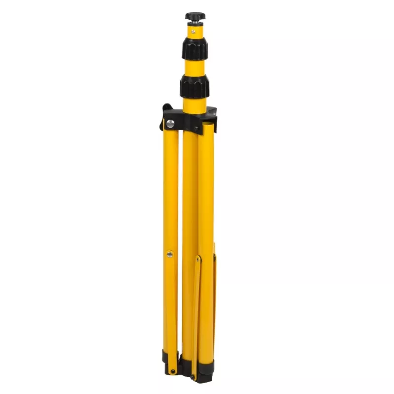 Stativo MACLEAN MCE583 regolabile in altezza per fari, struttura in metallo, giallo