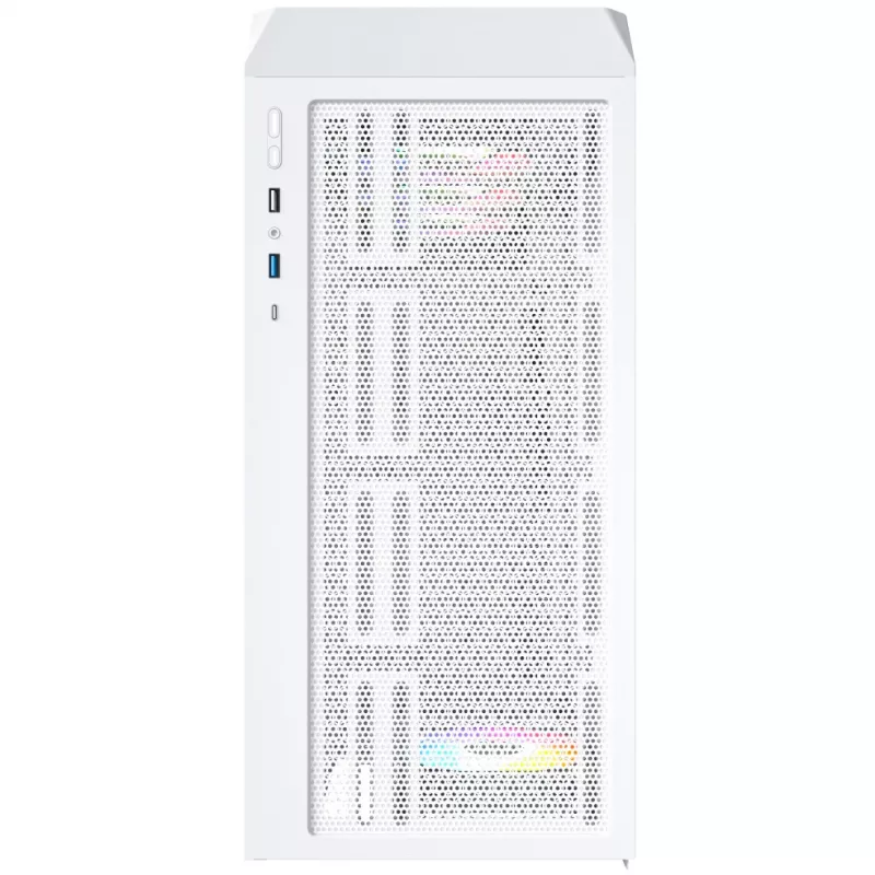 Case PC Montech X5 Midi Tower bianco ATX 3 ventole da 140 mm