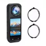 Protezione obiettivo Puluz PU749T per fotocamera Insta360 X5 — accessorio paraluce