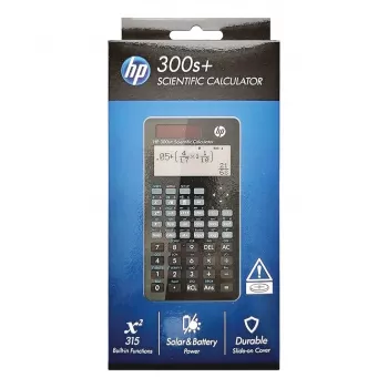Calcolatrice scientifica HP per ufficio HP 300SPLUS/INT BX, 315 funzioni, 155x84x20mm, nera