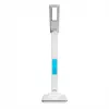 Media-Tech MT222 Leditou lampada da scrivania LED con caricatore wireless Qi da 15 W, orologio, sveglia, termometro, bianca