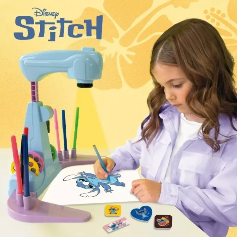 Stitch Proiettore set scolastico da disegno