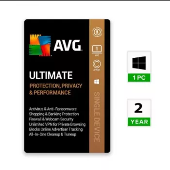 AVG Ultimate chiave di licenza (1 PC + VPN, 2 anni)