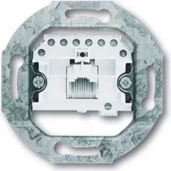 Busch-Jaeger 0230-0-0227 grigio - bianco presa (2CKA000230A0227)